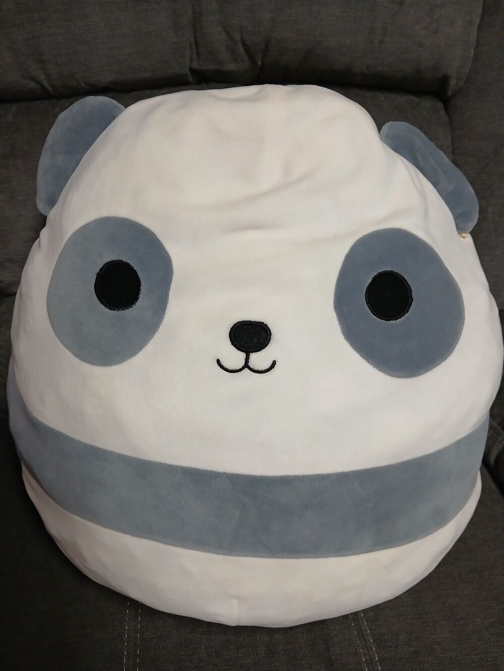 NEW NWOT Squishmallow PJ Panda 16 in Rare Extra LARGE 18" Flat Gray Grey